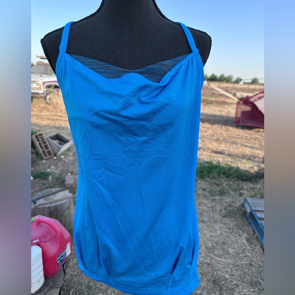 Lululemon Athletica Women's Blue Spaghetti Strap Top